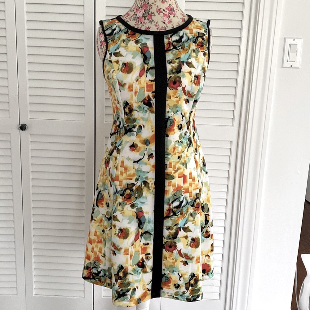 Seth Aaron Printed Dress - Size 10